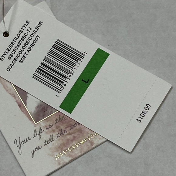 Jessica Simpson Swimsuit Orange Ribbed Belted One Piece Size L Retro Vacation - Picture 5 of 7